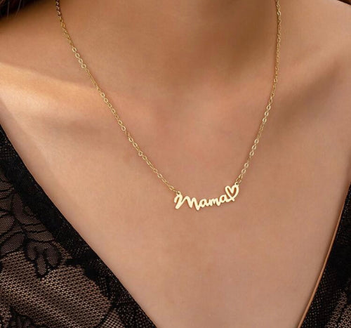 Collar Mamá con corazón